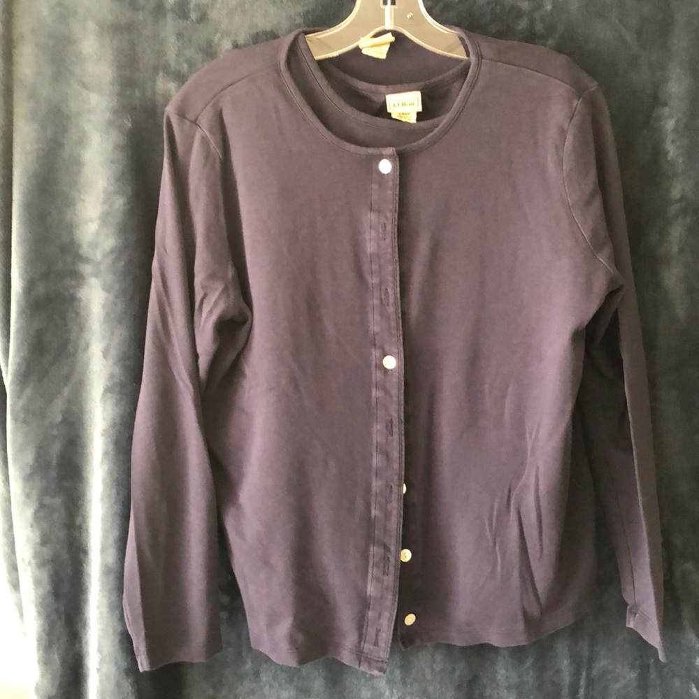 LL Bean twin set navy